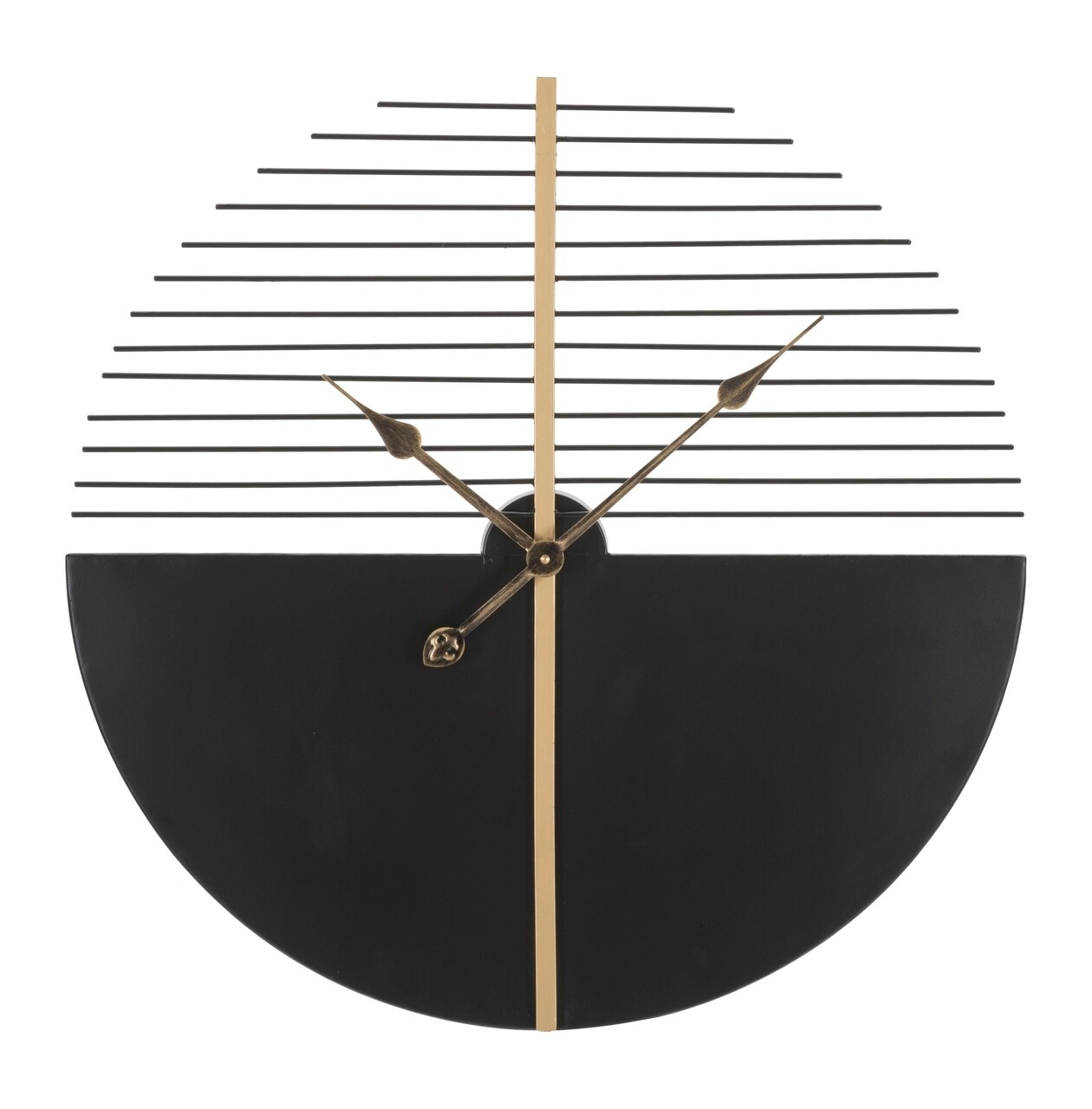 Ceas de perete Glam Stick, Mauro Ferretti, Ø 60 cm, fier, negru - imagine 7